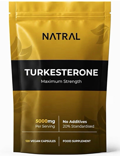 Natral turkesterone 5000mg 120 - natral,
