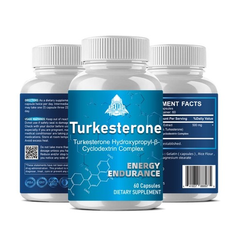 Turkesterone 500mg complex 60 - turkesterone,